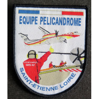 insigne tissu de l'équipe Pélicandroime du SDIS 42 Saint Etienne Loire