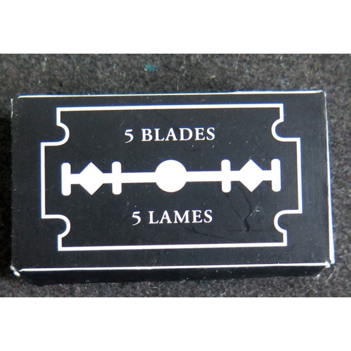 Boite de 5 lames de rasoir 