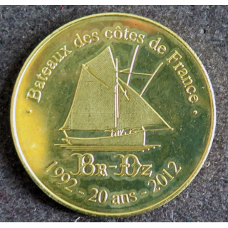 Médaille dorée des Bateaux des cotes de France Chasse-Marée 1981-2011