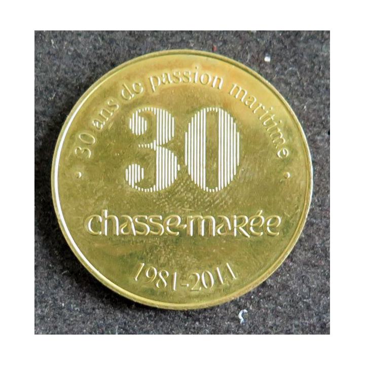 Médaille dorée des Bateaux des cotes de France Chasse-Marée 1981-2011