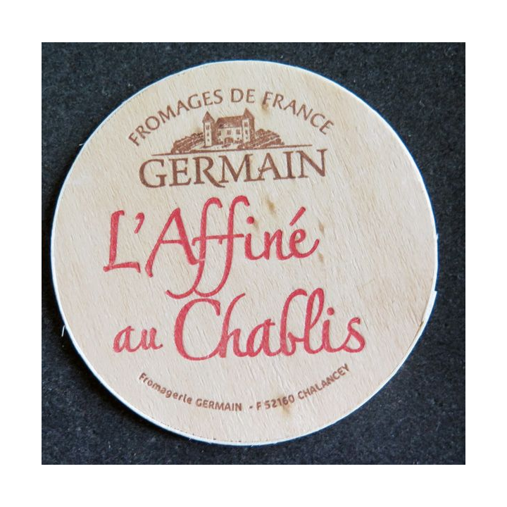 Dessus de boite de fromage Germain l'Affiné des Chablis