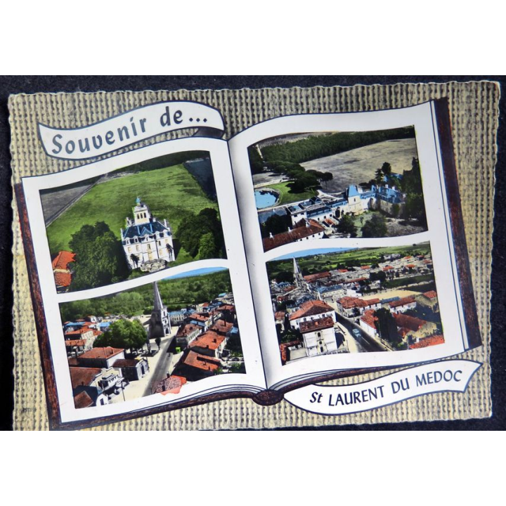 Carte Postale Souvenir de Saint Laurent du Médoc