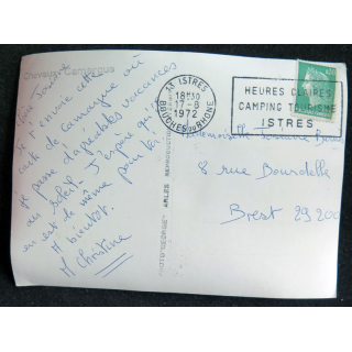 Carte Postale d'Arles chevaux de Camargue