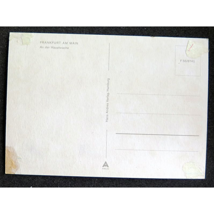 Carte Postale Frankfurt am main An der an der Hauptwache