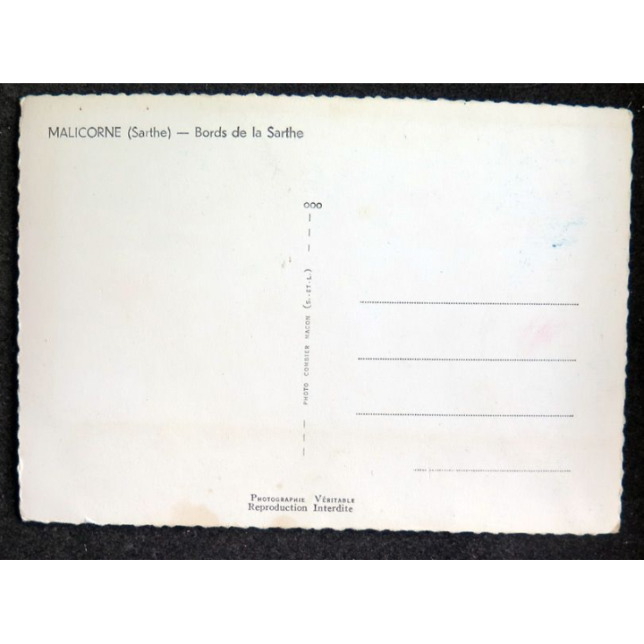 Carte Postale Malicorne Bords de la Sarthe