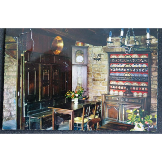 Carte Postale La Bretagne en couleurs Intérieur d'un des maisons Renaissance Locronan