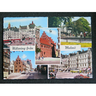 Carte Postale Malmö Hälsning från 