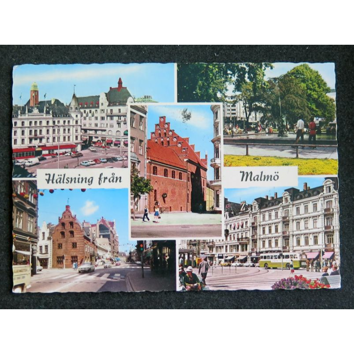 Carte Postale Malmö Hälsning från 