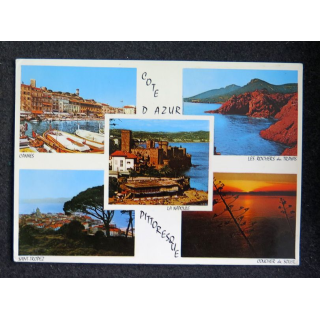 Carte Postale Cote d'Azur pittoresque