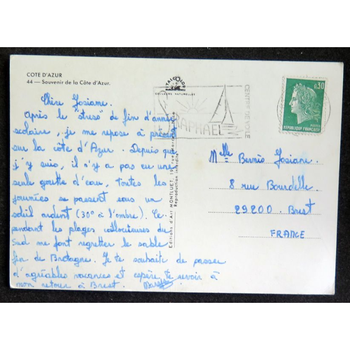 Carte Postale Cote d'Azur pittoresque