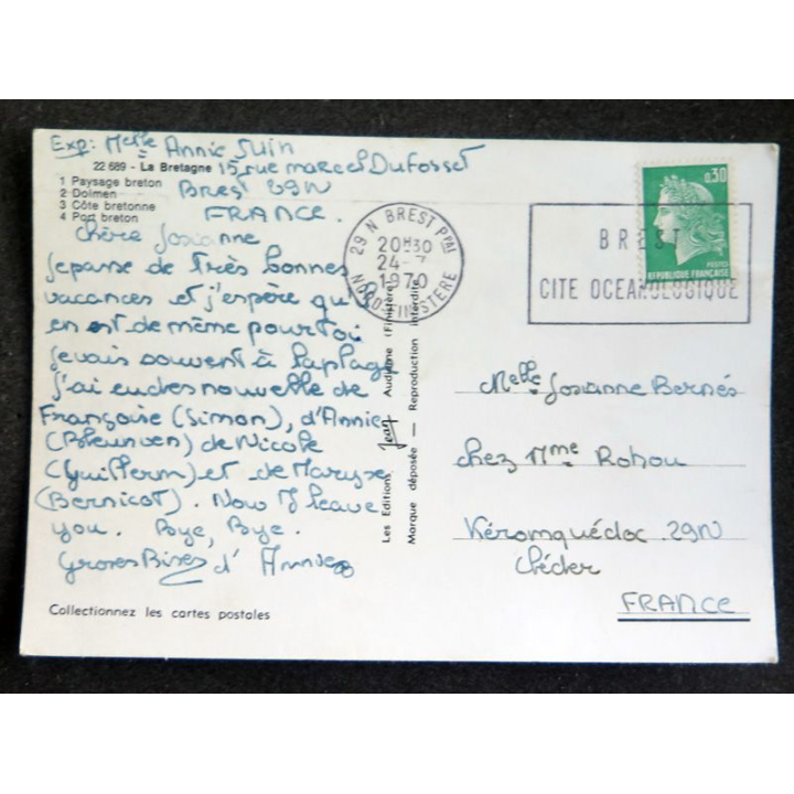 Carte Postale Paysages bretons