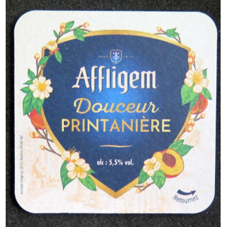 DESSOUS DE VERRE A BIÈRE Affligem Douceur printanière