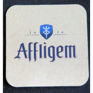 DESSOUS DE VERRE A BIÈRE Affligem 1074