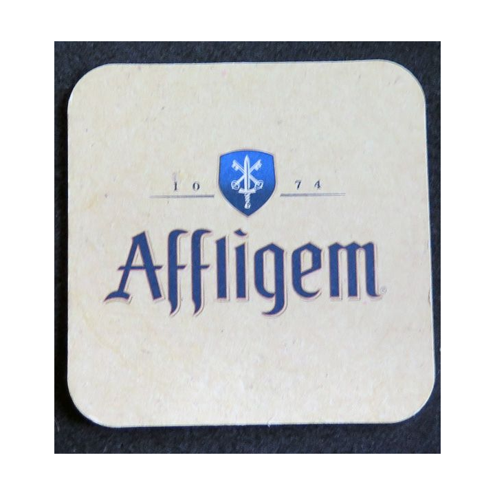 DESSOUS DE VERRE A BIÈRE Affligem 1074