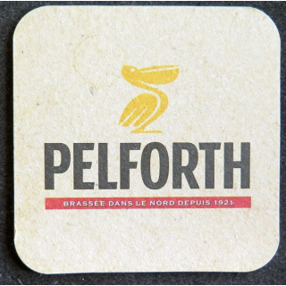 DESSOUS DE VERRE A BIÈRE Pelforth brassée dans le Nord depuis 1921