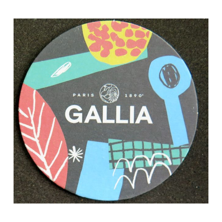 DESSOUS DE VERRE A BIÈRE Gallia brassée à Pantin