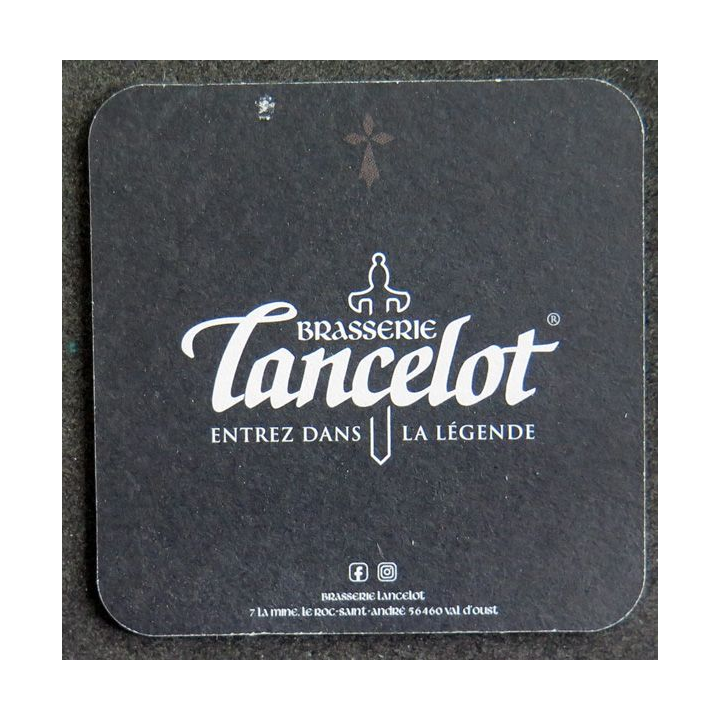 DESSOUS DE VERRE A BIÈRE Lancelot largeur 9 cm