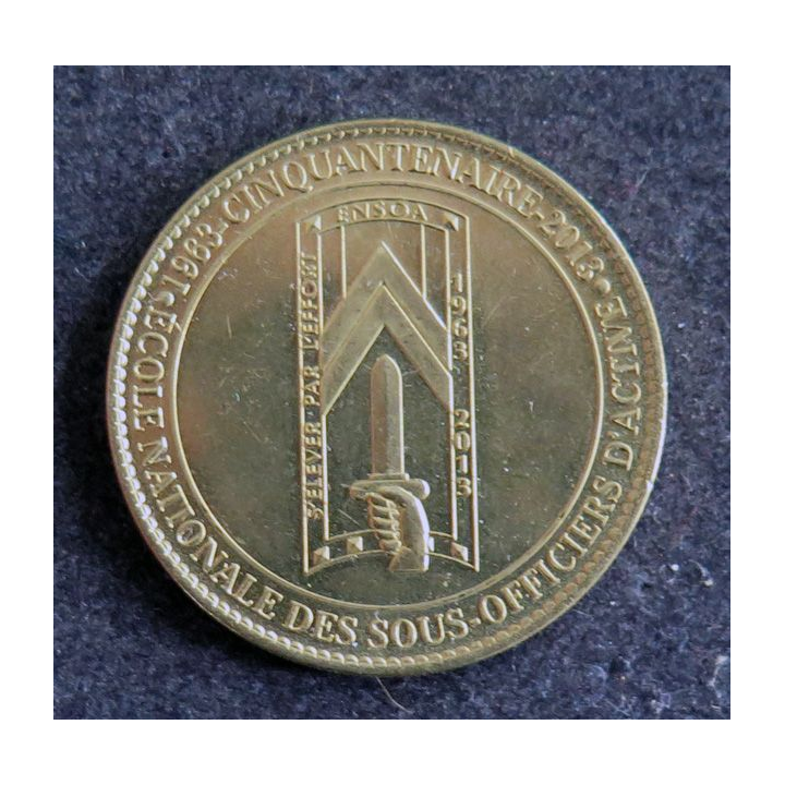 ENSOA : Médaille de l'école nationale des sous officiers d'active 50° anniversaire