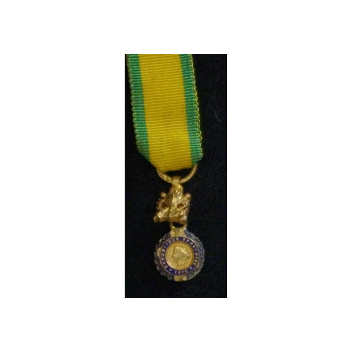FRANCE : MÉDAILLE MILITAIRE BIFACE EN RÉDUCTION
