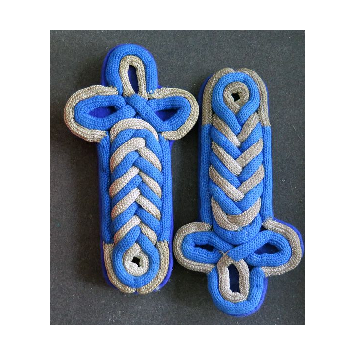 paire d'épaulettes de tenue de gala ( Luxembourg ? ) 15 x 8 cm