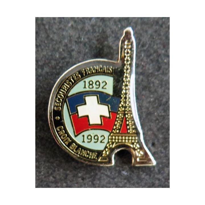 Pin's du centenaire de la Croix Blanche secours français