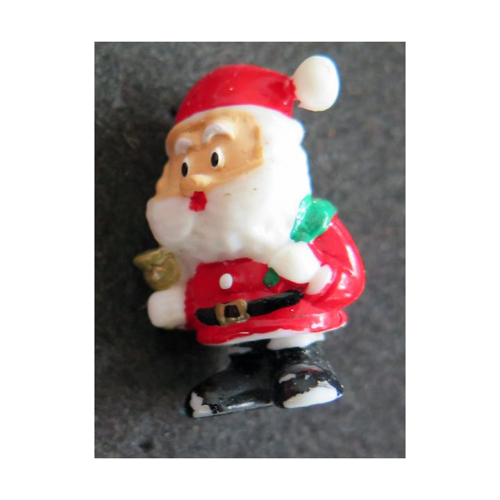 Figurine en PlastiquePère Noël hauteur 3 cm