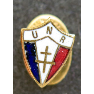 UNR : insigne boutonnière de la Résistance émail Boussard Jeanneret