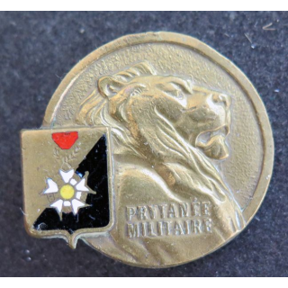 PRYTANEE : insigne métallique du prytanée militaire de La Fèche de fabrication Drago Paris émail