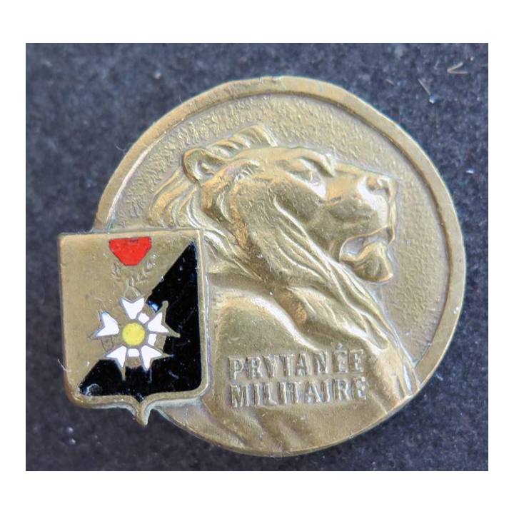 PRYTANEE : insigne métallique du prytanée militaire de La Fèche de fabrication Drago Paris émail