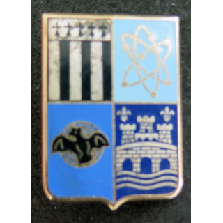 ESEAT : insigne métallique de l'école supérieure d'électronique de l'armée de terre de fabrication Drago G. 2316