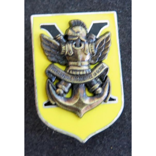 ECOLE : insigne de l'école polytechnique Fond jaune Drago G.2571