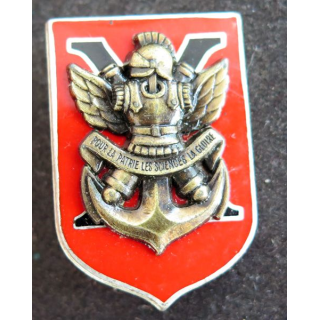 ECOLE : insigne de l'école polytechnique Fond rouge Drago G.2570