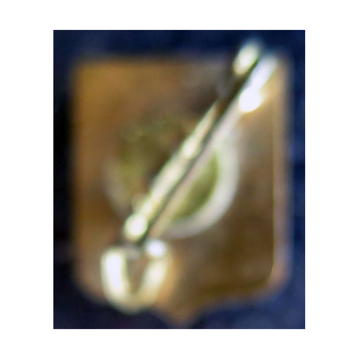 SAINT MALO : Boutonnière du blason émaillé de la ville de Saint Malo 1,2 x 1,5 cm