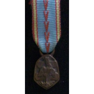 FRANCE : MÉDAILLE COMMÉMORATIVE 1939-45 EN RÉDUCTION BRONZE