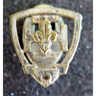 Boutonnière des scouts de France La Hutte 1,5 x 1,7 cm