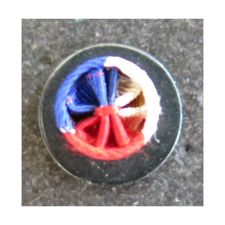 FRANCE : rosette de boutonnière de la médaille d'argent du travail
