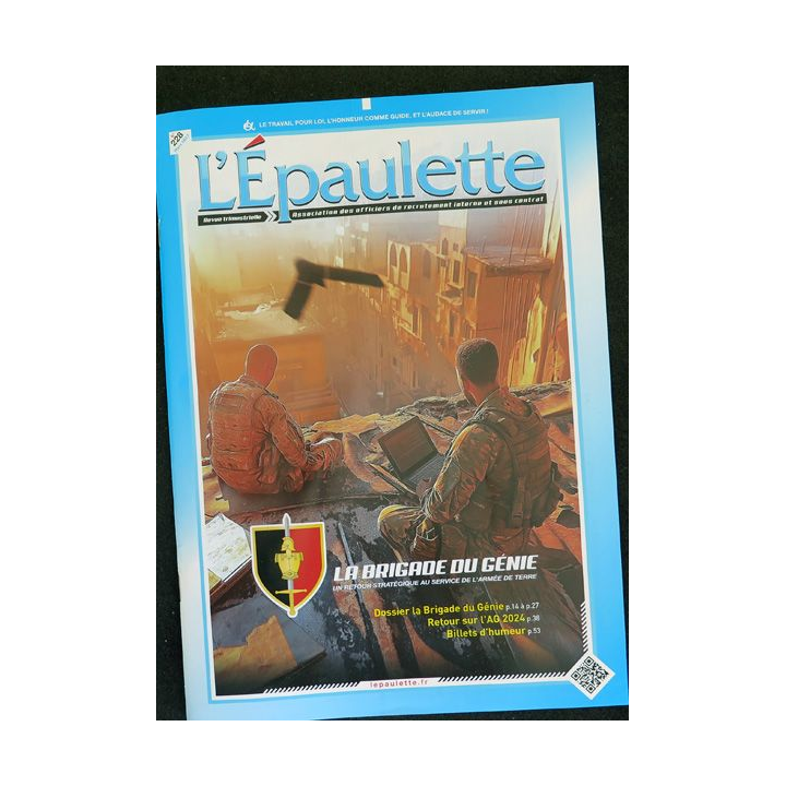 L'ÉPAULETTE n° 228 Mars 2025 : Revue de l'épaulette sur la Brigade du Génie