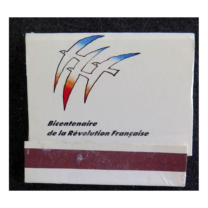 BOITE D'ALLUMETTES : bicentenaire de la révolution française 1789 - 1989
