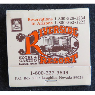 BOITE D'ALLUMETTES : Riverside Resort Hotel & Casino Nevada USA (neuve)