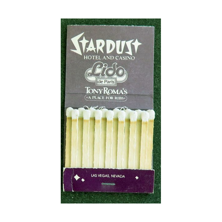 BOITE D'ALLUMETTES : Stardust Hotel & Casino Nevada USA (neuve)
