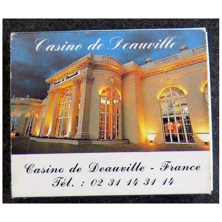 BOITE D'ALLUMETTES :  Casino de Deauville (vide)