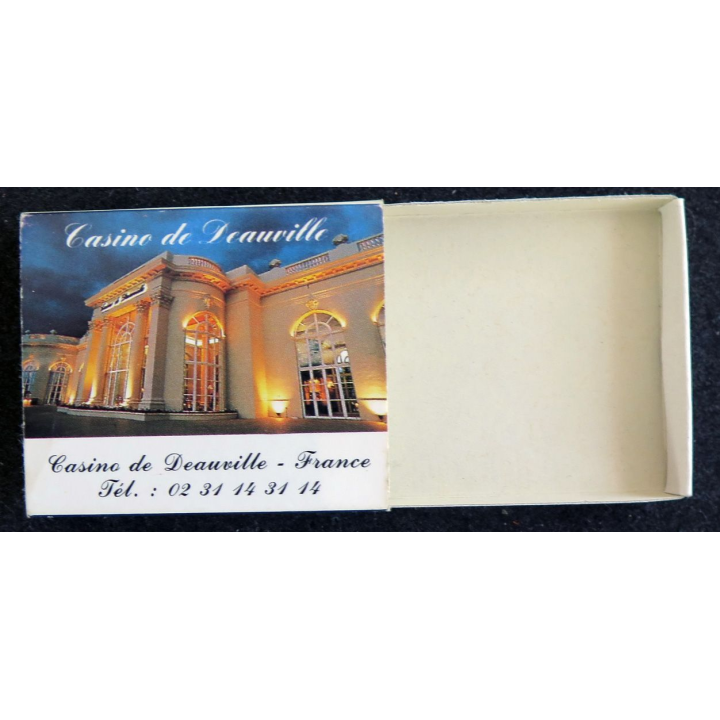 BOITE D'ALLUMETTES :  Casino de Deauville (vide)