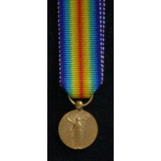 FRANCE : MÉDAILLE INTERALLIEE 1914-18 EN RÉDUCTION BRILLANT