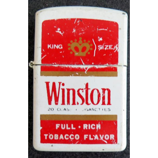 Briquet Zippo Winston sans roulette intérieure