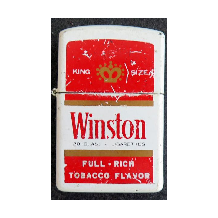 Briquet Zippo Winston sans roulette intérieure