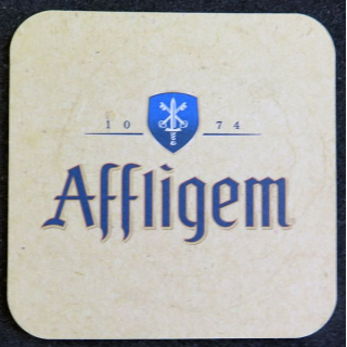 DESSOUS DE VERRE A BIÈRE Affligem 1074