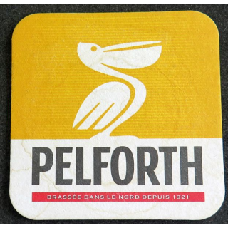 DESSOUS DE VERRE A BIÈRE Pelforth brassée dans le Nord depuis 1921