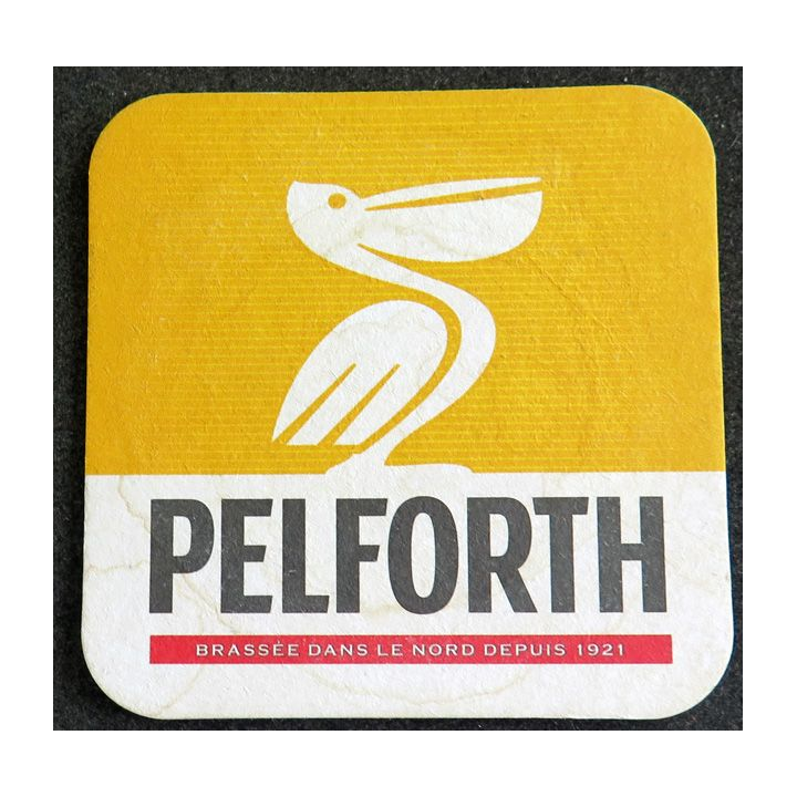 DESSOUS DE VERRE A BIÈRE Pelforth brassée dans le Nord depuis 1921