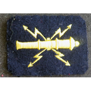 MARINE : Insigne patch écusson tissu de spécialité électronicien d'armes Marine