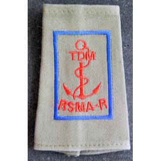 RSMA-R : fourreau d'épaule du RSMA La Réunion 1° Compagnie (bleue)